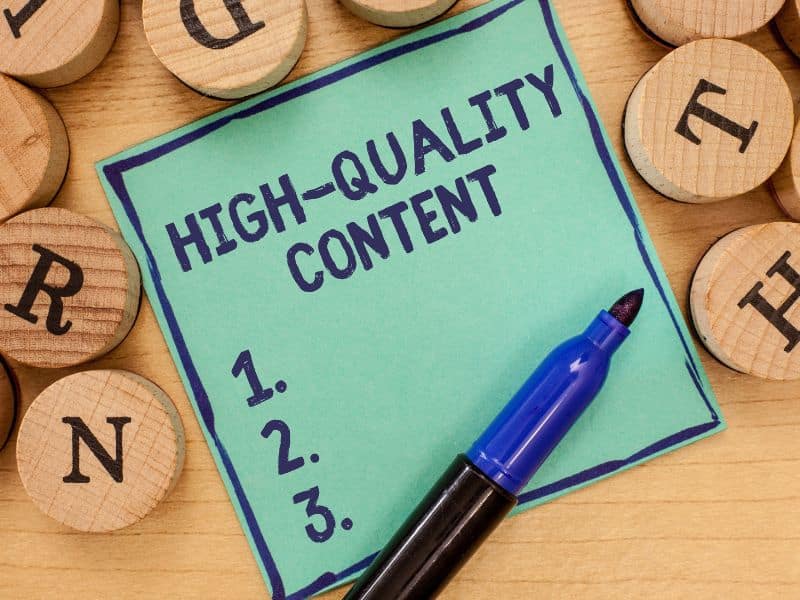 Focusing on High-Quality Relevant Content