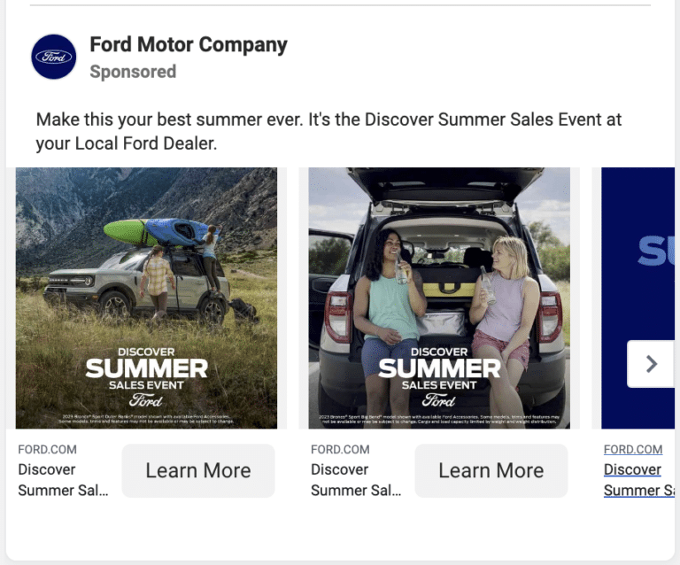 Ford’s “Discover Summer”