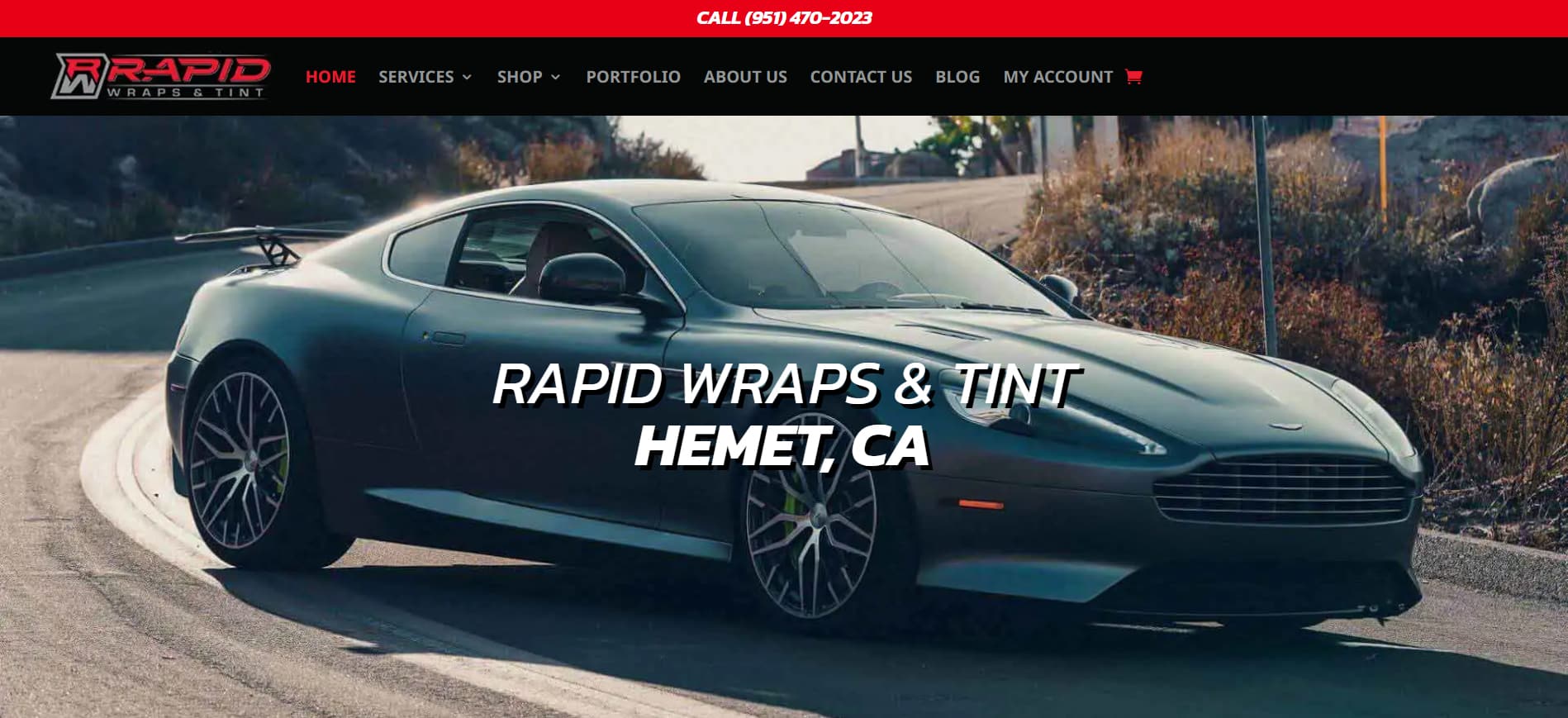 Website Design Development for Vehicle Wrap Installers