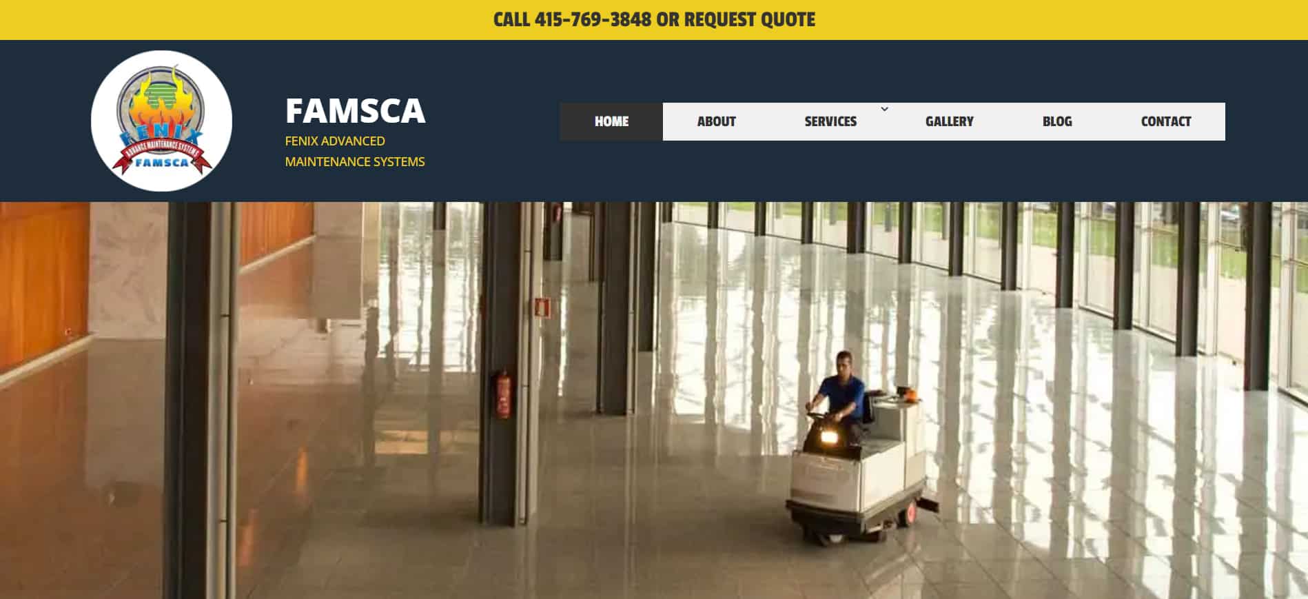 Website Design for Epoxy Concrete Flooring